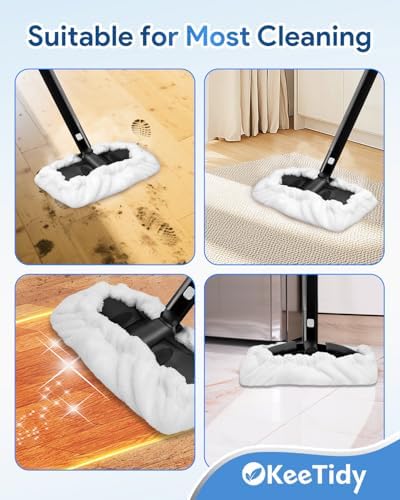 KeeTidy 6 Pack Steam Mop Pads for Dupray Neat Steam Cleaner