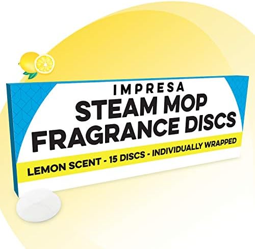 Impresa 15 Pack Lemon Scented Steam Mop Discs
