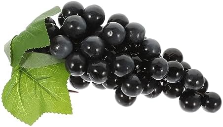 PRETYZOOM 3Pcs Simulated Grape String Artificial Fruit for Home and Photography