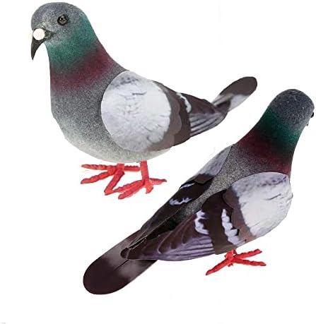 2 Pcs Artificial Foam Pigeon Decorations