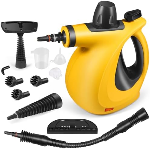 Fandiishop Handheld Steam Cleaner with 11pcs Accessories