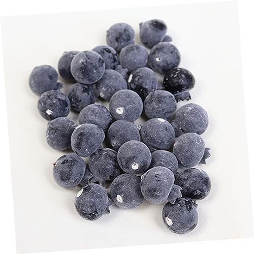 100pcs Lifelike Blueberry Foam Fruit Decor for Home Classroom