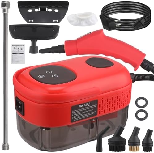 Handheld Steam Cleaner 2500W 1100ml Tank 6-Gear Adjustable