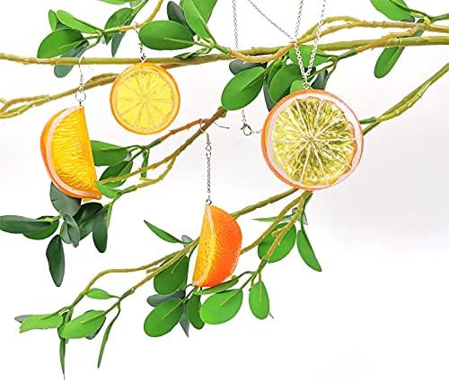 SNAIL GARDEN 30Pcs Artificial Lemon Slices Blocks