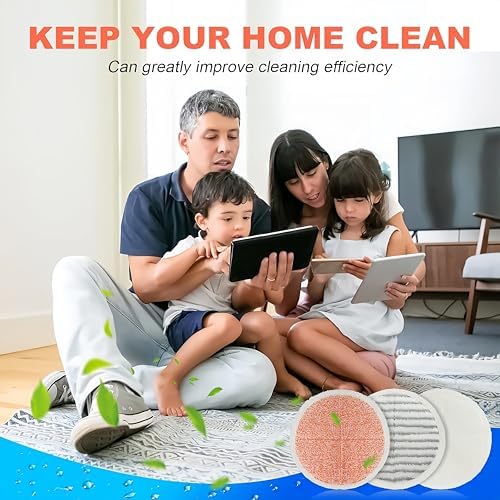 Replacement Pads for Bissell Spinwave Mop 6-Pack