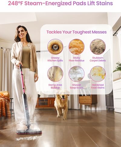 Schenley 6-Pack Microfiber Pads for Steam Mop Cleaner