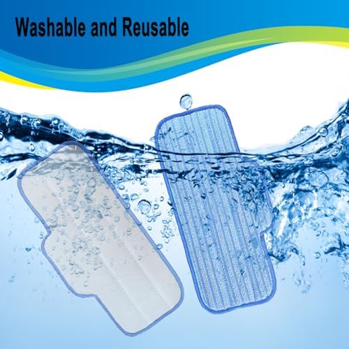 10 Pack Replacement Steam Mop Pads for Dupray Neat Steam Cleaner