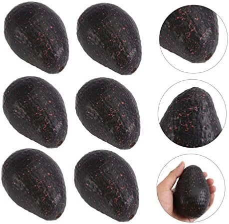 Vaguelly 6Pcs Lifelike Avocado Props for Home Decoration