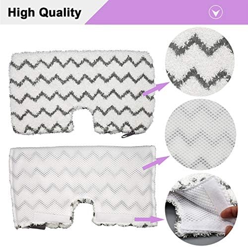 Extolife 4 Pack Steam Mop Pads for Shark Steam Mops