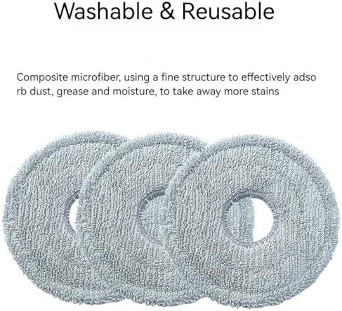10 Pack Mop Pads Replacement for Dreame Robot Vacuums