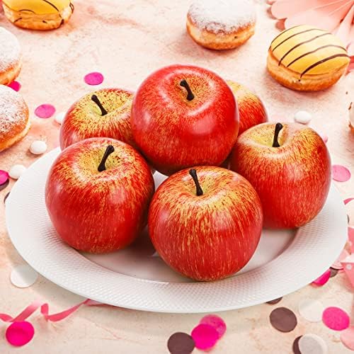 ZEAYEA 20 Pcs Artificial Apples for Home Decoration