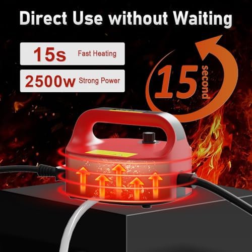 2500W Handheld Steam Cleaner for Deep Cleaning