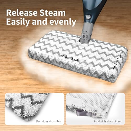 6 Pack Steam Pocket Mop Replacement Pads for Shark S3500 Series