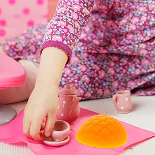 5pcs Lifelike Fake Mango Slice Models for Home Photography Props and Education