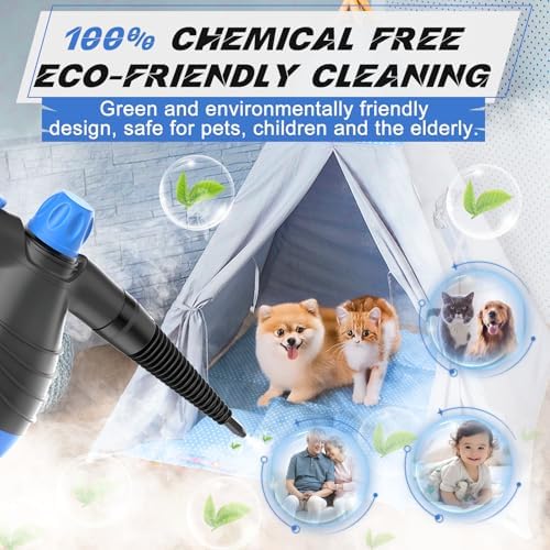 MiKoSoRu Handheld Steam Cleaner with 9pcs Accessories