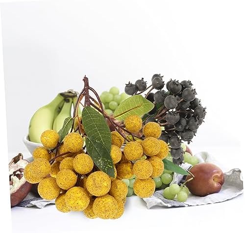 LIFKOME 2pcs Artificial Fruit Skewers for Photography and Decor