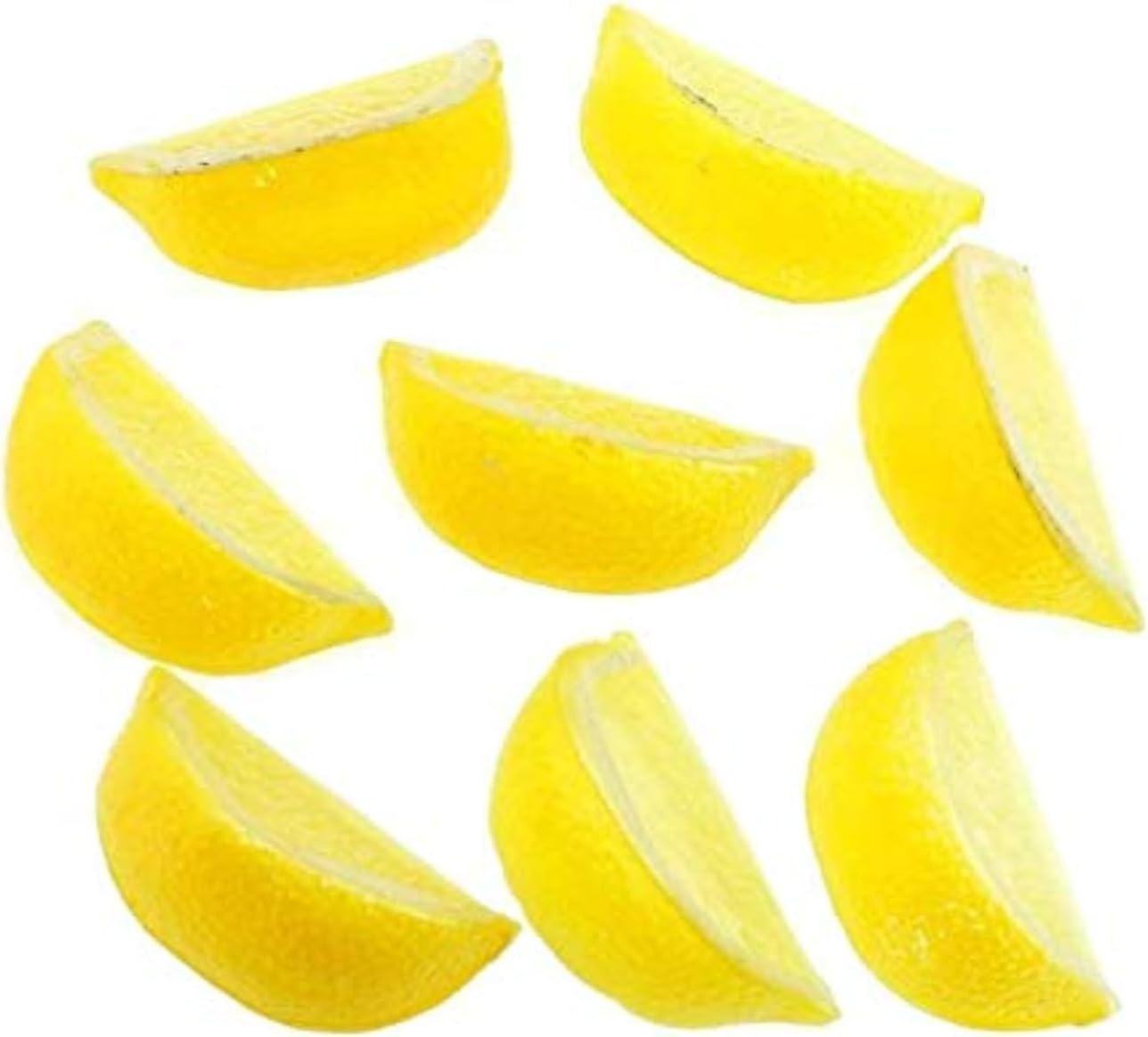 14pcs Yellow Lemon Faux Fruit Decoration Props