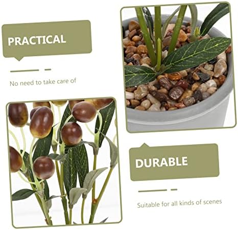 ARTIBETTER Artificial Faux Fruit Bonsai Potted Plant Decor
