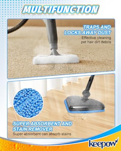Keepow Steam Mop Pads for Wagner 905e 915e 925e