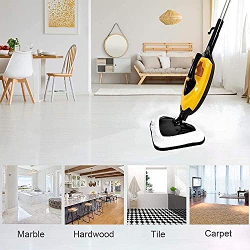 Unikstone 6Pcs Steam Mop Pads Reusable Washable