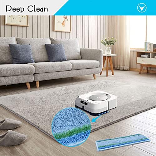 Extolife 8 Pack M6 Mopping Pads for iRobot Braava Jet m6