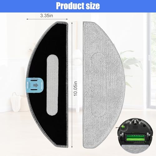 6 Pack Washable Mop Pads for Roomba i5i5j5j5