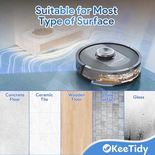 8 Pack Vacuum Robot Mop Pads Compatible with Shark Models