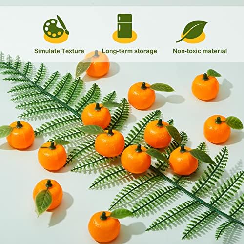 Juexica 48 Pcs Artificial Orange Decorations