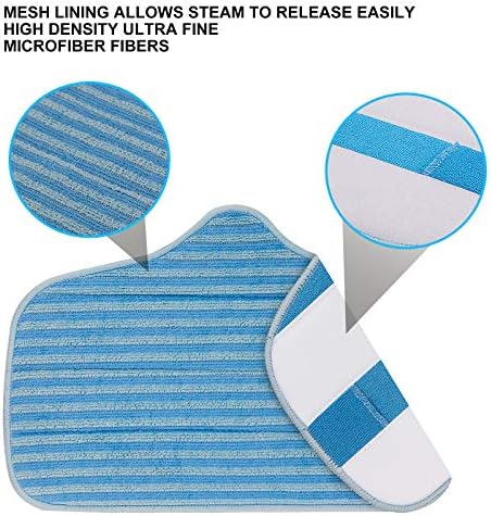 5 Pack Microfiber Mop Pads for Dupray Neat and McCulloch Steam Cleaners