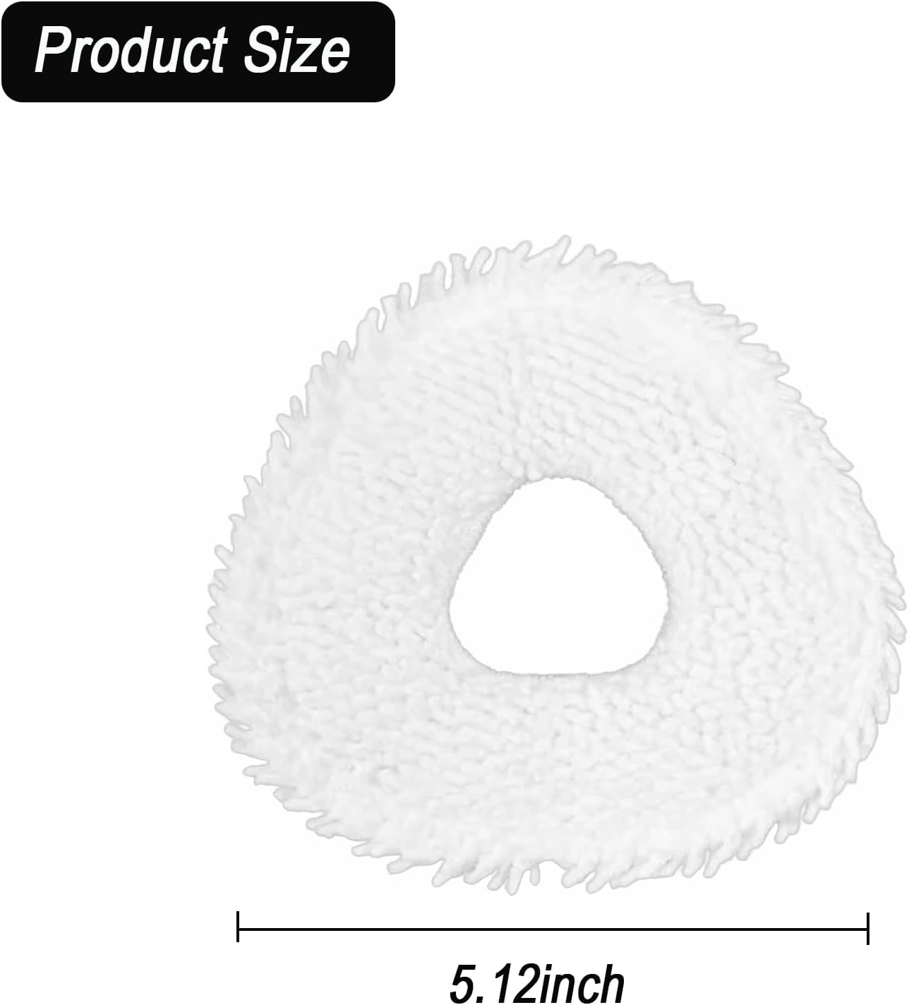 6 Pcs Replacement Mop Pads for Narwal Freo X Ultra Robot Vacuum