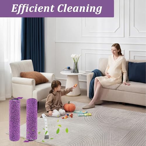 SD201 Replacement Roller Brush Kit for Shark Steam Mop 3-in-1