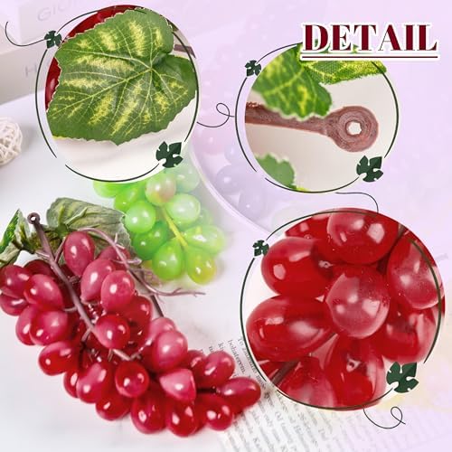 Toopify 10 Bunches Artificial Grapes Decor