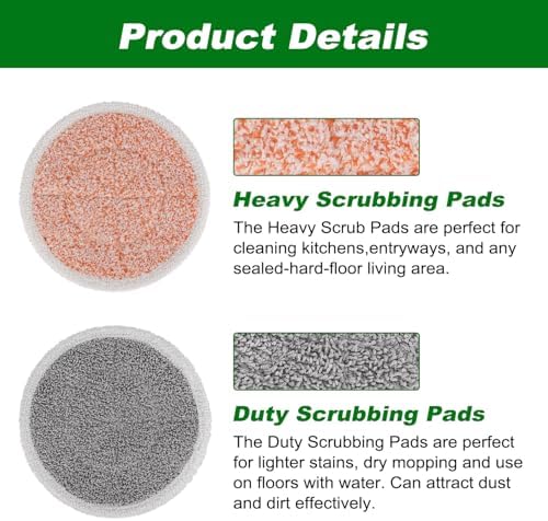 GreeSuit 10 Pack Steam Mop Pads Compatible with Shark S8201 S7001 Series