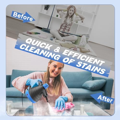 MiKoSoRu Handheld Steam Cleaner with 9pcs Accessories