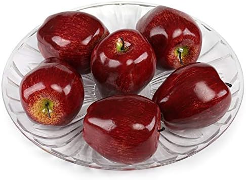 Kesoto 6pcs Artificial Red Apples Decor