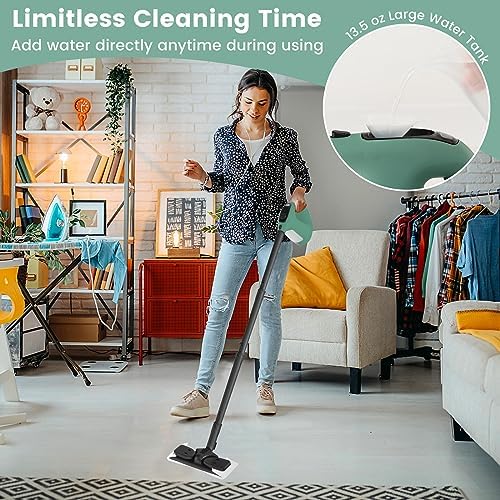 Goplus Multipurpose Handheld Steam Cleaner with 17 Accessories