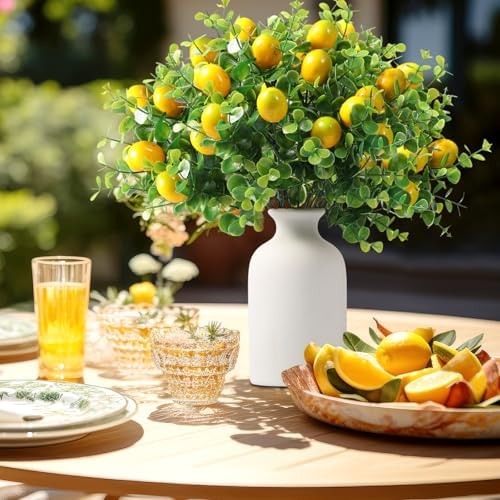 Tigeen 6 Pack Artificial Lemon Branches