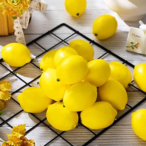 Cindeer Artificial Lemon Decorations 60 Pcs