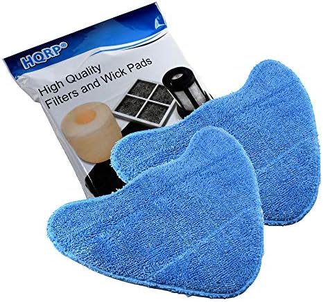 HQRP 2-Pack Microfiber Steam Mop Pads for Hoover WH01000
