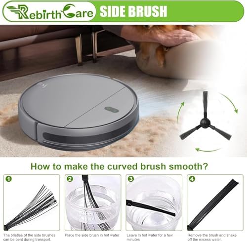 Rebirthcare Replacement Parts for BR151 Robot Vacuum and Mop Combo