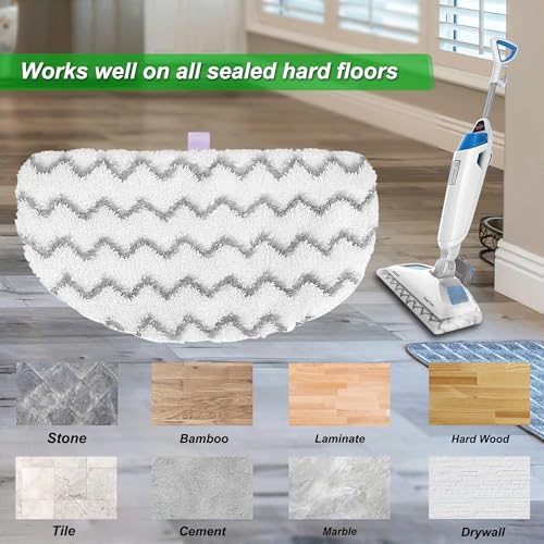 10 Pack Steam Mop Replacement Pads for Bissell Powerfresh Steam Mop
