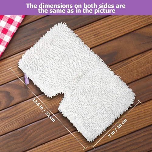 Replacement Steam Mop Pads for Shark Steam Mop S3500 Series 2-Pack