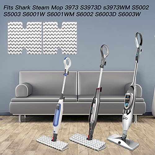Hongfa Steam Mop Pads for Shark S5003D 8 Pack Microfiber Cloths
