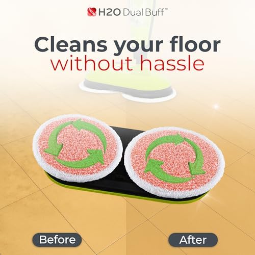 H2O HD Dual Buff Microfiber Cloth Replacement Pack of 2