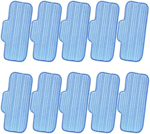 10 Pack Replacement Steam Mop Pads for Dupray Neat Steam Cleaner
