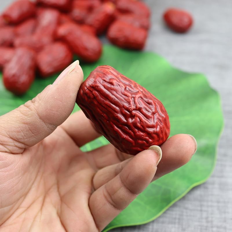 Totority Artificial Red Jujube Decorations 20Pcs