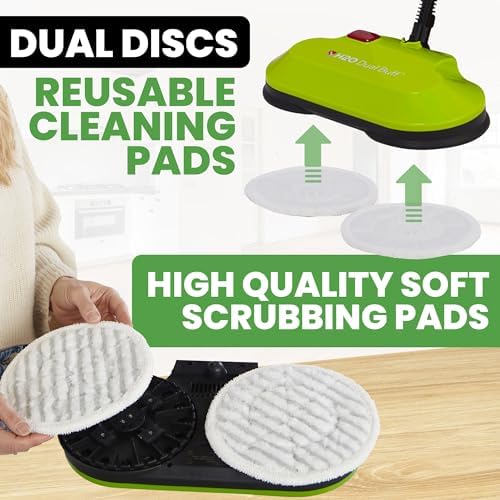 H2O HD Dual Buff Pack of 4 Replacement Microfiber Cloths