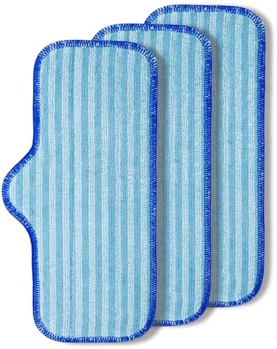 Microfiber Pads for Dupray Steam Cleaner 3 Pack Reusable and Washable