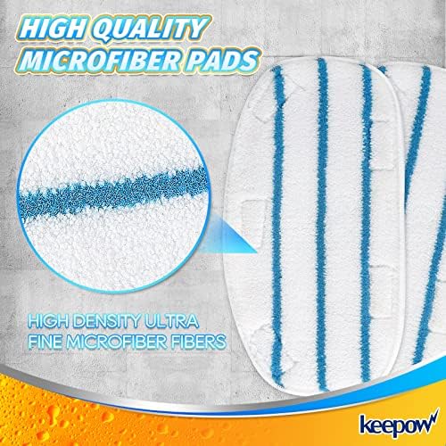 KEEPOW Steam Mop Pads for PurSteam and ThermaPro 211