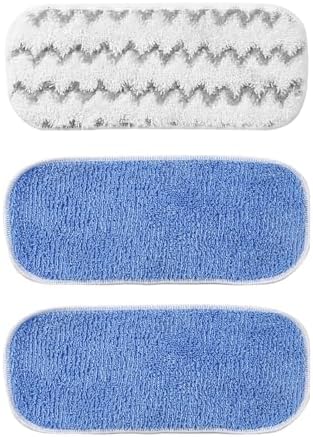 LetSteam Steam Mop Pads - 3 Pack Reusable Microfiber